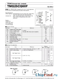 Datasheet TMG25CQ60F manufacturer SanRex